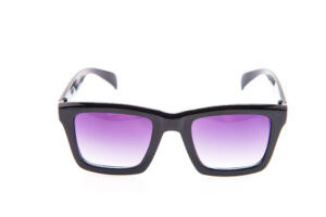 Black Coated with Blue Glasses
